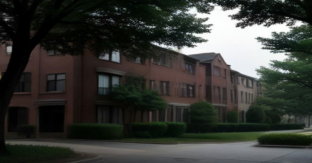 A Chicago street of brick two-flat homes